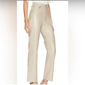 AGOLDE Recycled Leather 90s Pinch Waist Pants